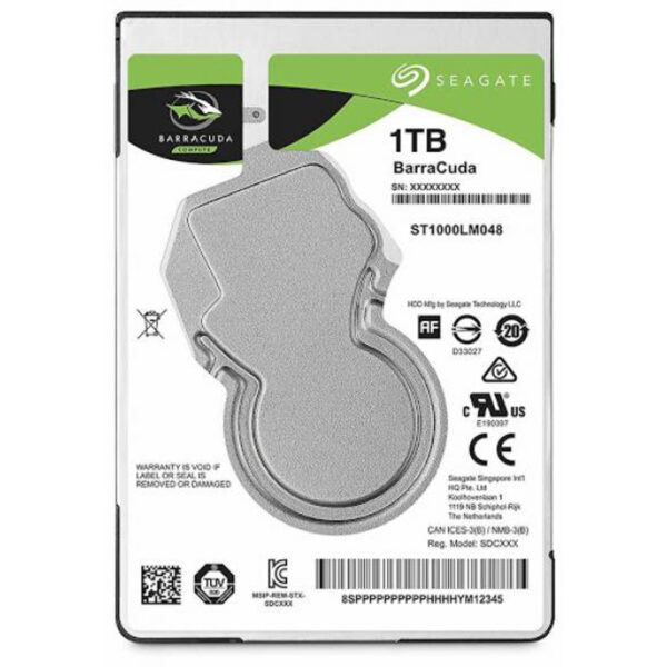 Seagate Barracuda 1TB 5400 RPM Computing Laptop Internal Hard Disk Drive ( ST1000LM048 )