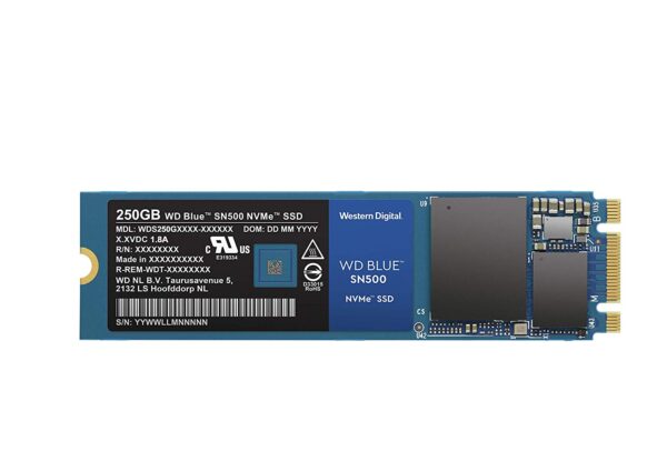 WD Blue SN500 250GB NVMe Internal SSD - Gen3 PCIe, M.2 2280, 3D NAND - WDS250G1B0C - Image 2