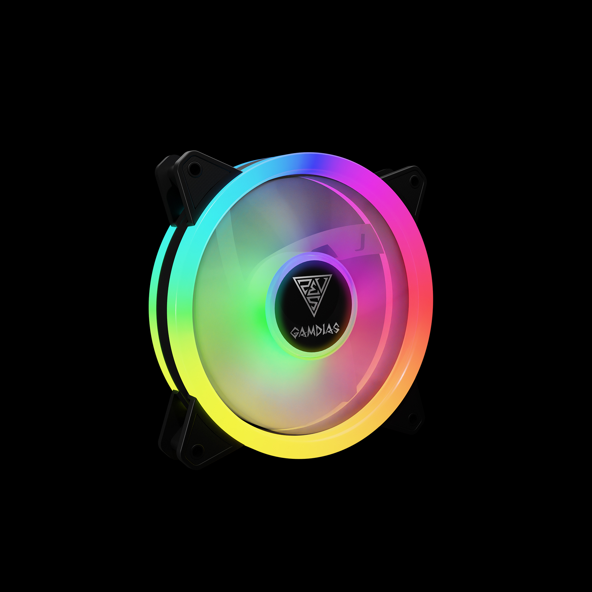 Gamdias Aeolus M2-1203 LITE ARGB 120mm Chassis Fan, Triple Fan Pack - Image 3