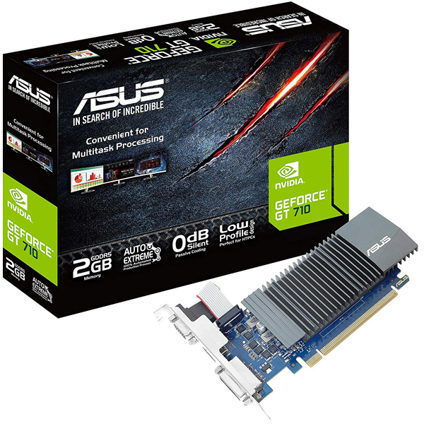 Asus GeForce GT 710 2GB DDR5 64-Bit Gaming Graphics Card ( GT710-SL-2GD5-BRK )
