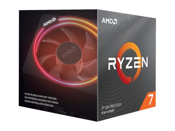 AMD Ryzen 7 3800X 3rd Generation AM4 Socket Desktop Processor 100-100000025BOX ( 8 Cores, Up to 4.5GHz, 32MB Cache, Wraith Prism Cooling Solution )