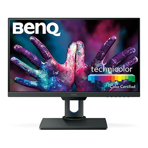 BenQ PD2500Q - 25 Inch 100% sRGB Designer Monitor (4ms Response Time, 2K QHD IPS Panel, Flicker-Free, HDMI, DisplayPort, Speakers)