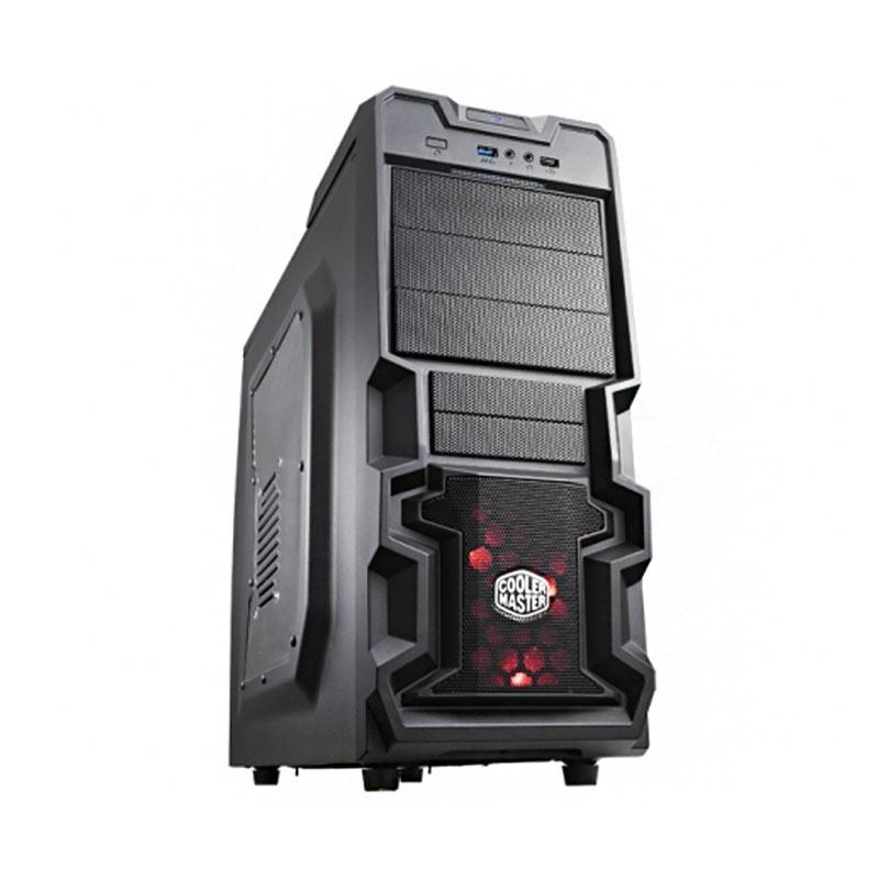 COOLER MASTER K380 (ATX) Mid Tower Cabinet - With Transparent Side Panel (Black) - Image 2