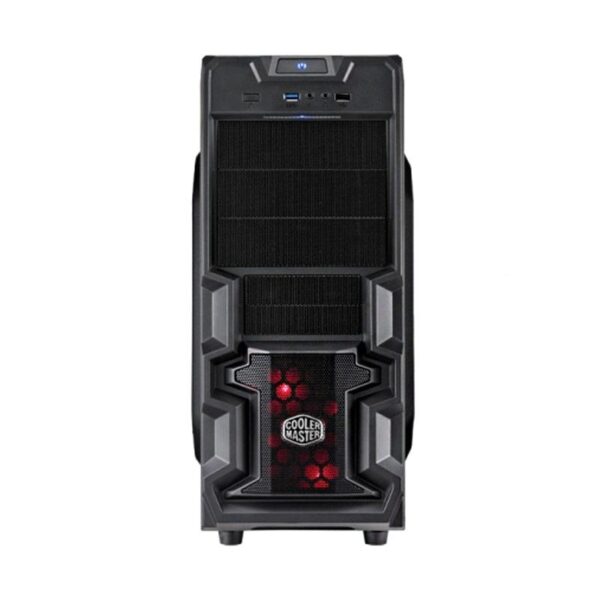 COOLER MASTER K380 (ATX) Mid Tower Cabinet - With Transparent Side Panel (Black)