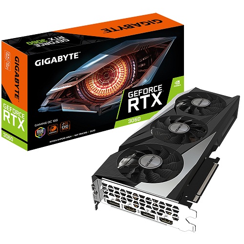 Gigabyte GeForce RTX 3060 GAMING OC 12G LHR 12GB GDDR6 192 Bit Gaming Graphics Card With Triple Fans ( GV-N3060GAMING OC-12GD LHR )