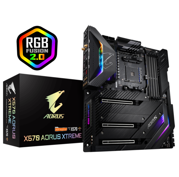Gigabyte X570 AORUS XTREME E-ATX Motherboard ( AMD AM4 Socket, For Ryzen Series CPU, 4 RAM Slots, Max 128GB RAM Support )