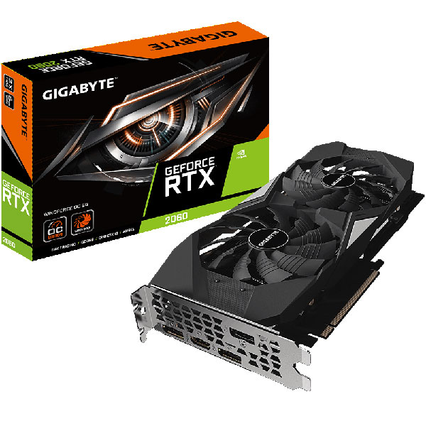 Gigabyte GeForce RTX 2060 WINDFORCE OC 6 GB GDDR6 192 bit Gaming Graphics Card ( GV-N2060WF2OC-6GD ) - Image 3