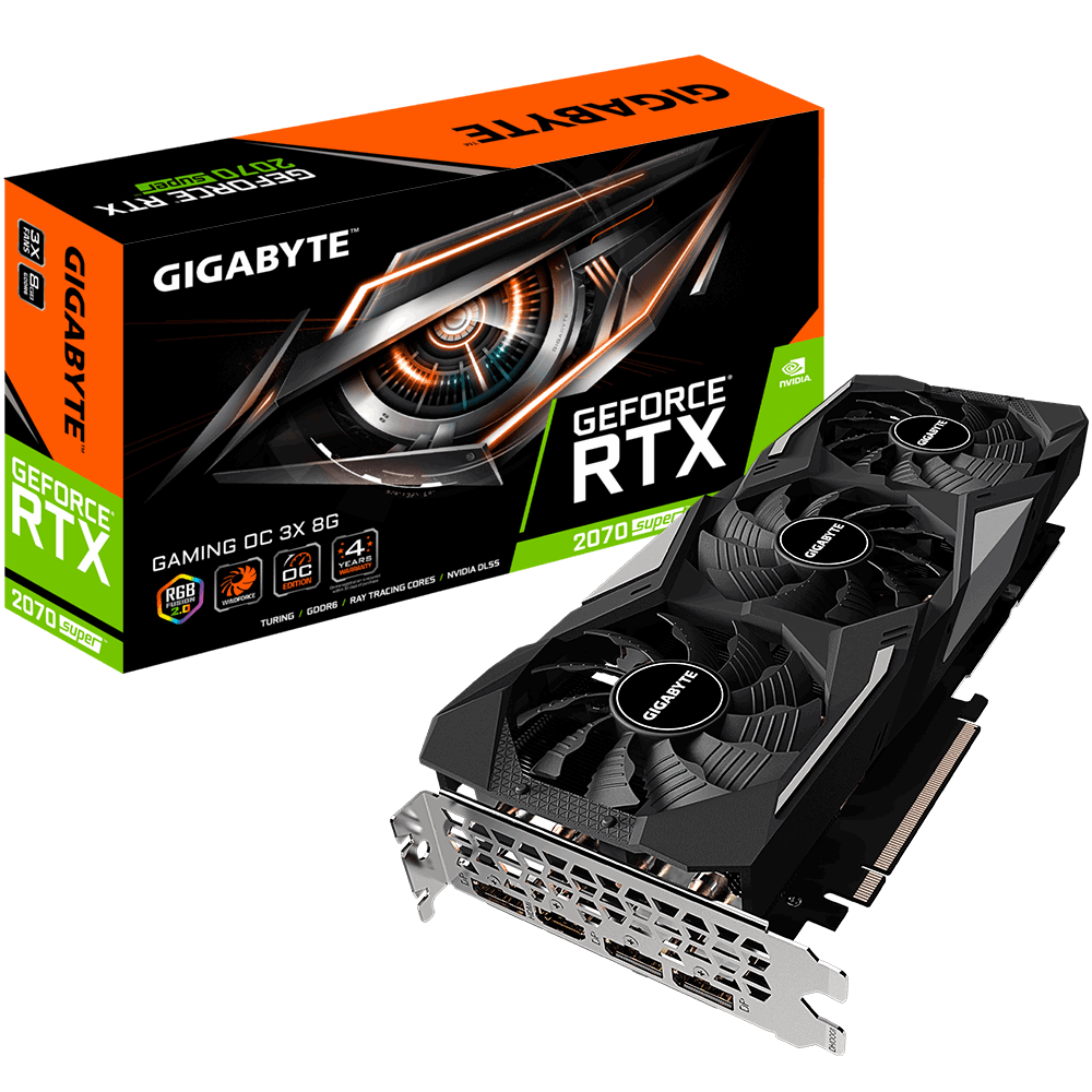 Gigabyte GeForce RTX 2070 SUPER GAMING OC 8GB GDDR6 256 bit Gaming Graphics Card ( GV-N207SGAMING OC-8GD )