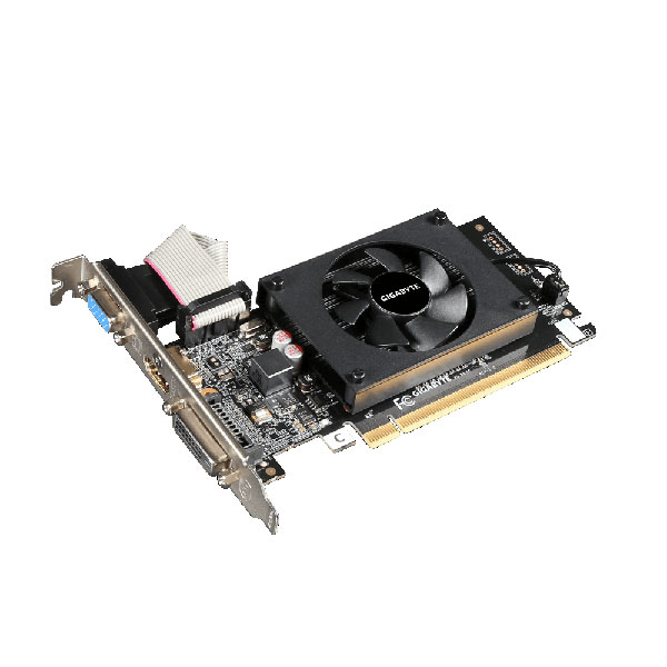Gigabyte GeForce GT 710 1 GB DDR3 64 bit Gaming Graphics Card ( GV-N710D3-1GL ) - Image 2