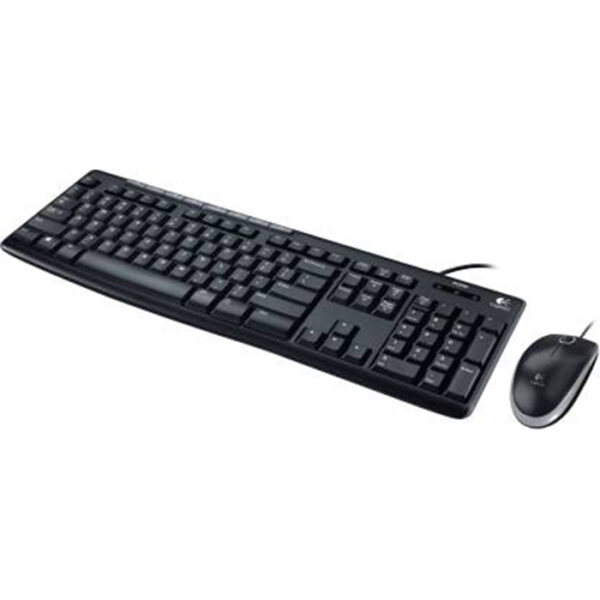 Logitech Media Combo MK200 - India Wired combo with music controls (920-003550)