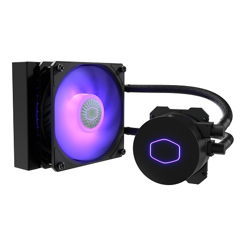 Cooler Master MasterLiquid ML120L V2 RGB 120mm AIO Liquid CPU Cooler With SickleFlow 120 RGB Fan And RGB Pump Head ( MLW-D12M-A18PC-R2 )