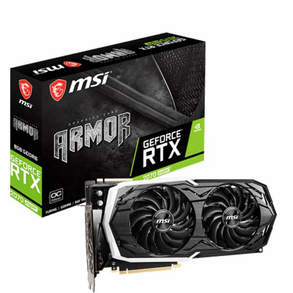 MSI GeForce RTX 2070 SUPER ARMOR OC 8GB GDDR6 256-bit Gaming Graphics Card ( RTX-2070-SUPER-ARMOR-OC ) - Image 4