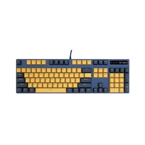 Rapoo V500 Pro Mechanical With White LED Backlight ( Yellow Blue )