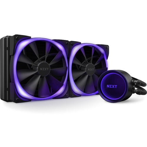 NZXT Kraken X63 RGB 280mm AIO CPU Liquid Cooler With Two 140mm Aer RGB 2 Fans ( RL-KRX63-R1 )