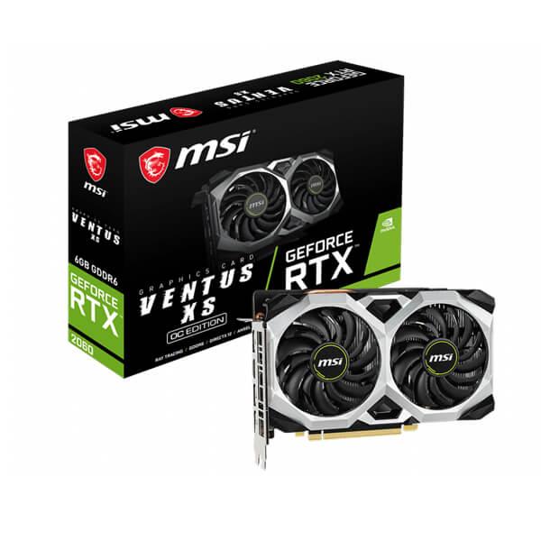MSI GeForce RTX 2060 VENTUS XS OC 6GB GDDR6 192-bit Gaming Graphics Card ( RTX-2060-VENTUS-XS-OC )