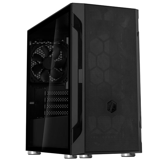 SilverStone FARA H1M ( M-ATX ) Mid Tower Gaming Cabinet With TG Side Panel, Black ( SST-FAH1MB-G )