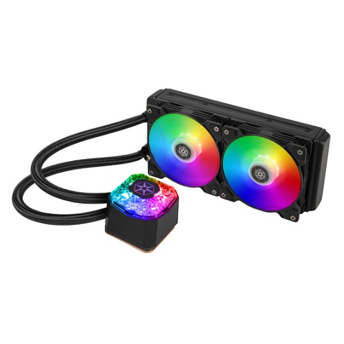 Silverstone IceGem 240P 240mm ARGB AIO Liquid Cooler With 2 x 120mm ARGB Fans ( SST-IG240P-ARGB )