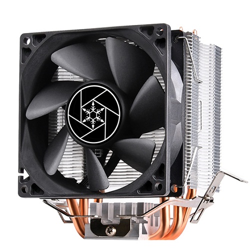 SilverStone KR02 CPU Air Cooler With 92mm Low Noise PWM Fan, Intel Socket 1200 and AMD AM4 Compatible ( SST-KR02 )