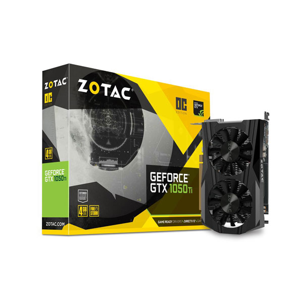ZOTAC GRAPHICS CARD GEFORCE GTX 1050 TI 4GB GDDR5 OC EDITION ( ZT-P10510B-10L )